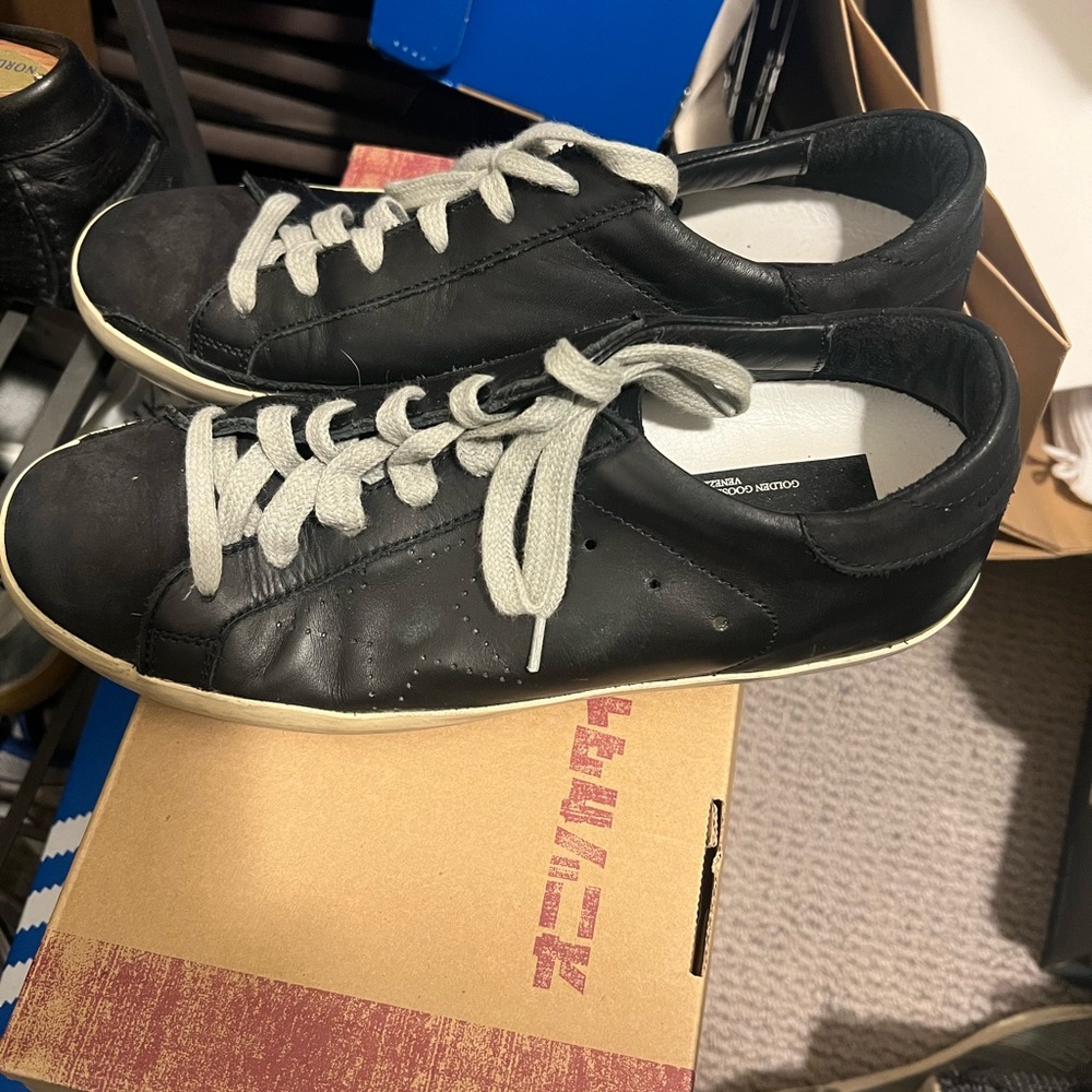 Black Golden Goose Superstar, Size 39, Great Condition
